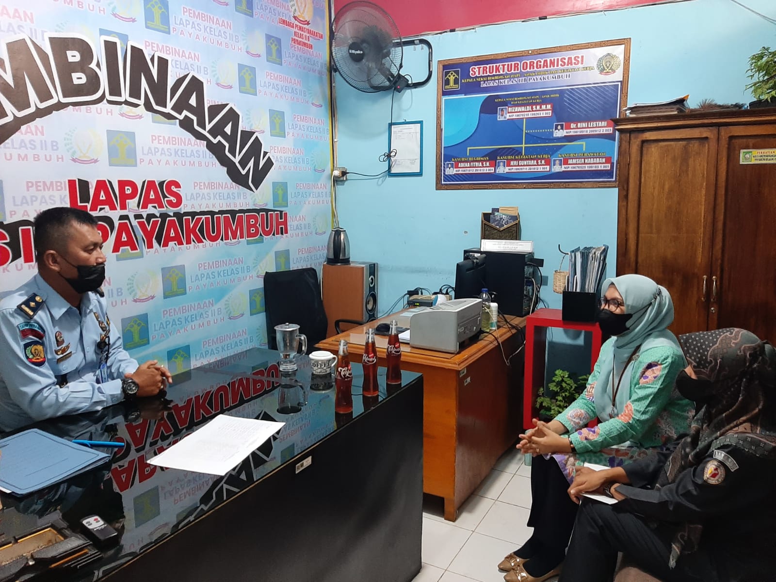 Kordiv Pengawasan Koordinasi dengan Lapas kelas IIB Payakumbuh