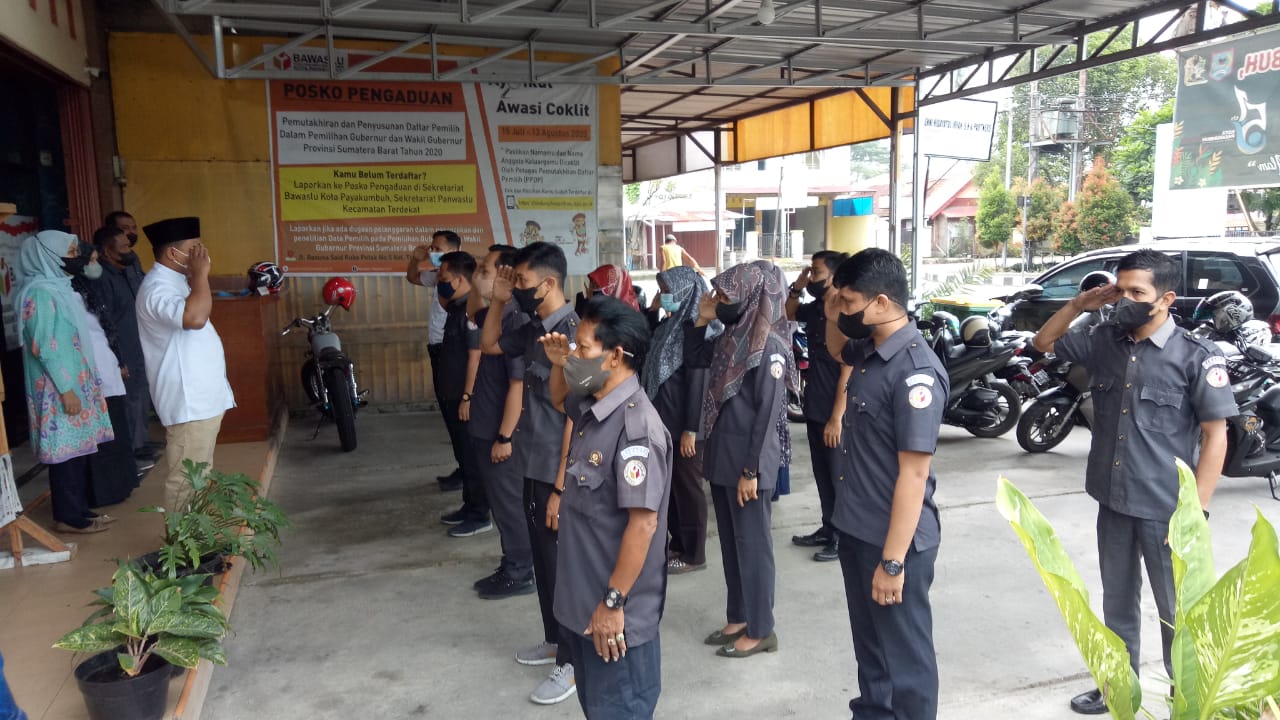 Apel jajaran Bawaslu Kota Payakumbuh ini amanat Ketua Bawaslu