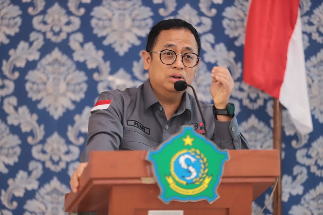 Anggota Bawaslu Puadi saat membuka kegiatan Forum Literasi Keterbukaan Informasi Pengawasan Pemilu dan Pemilihan pada, Rabu (20/8/2025)/Foto: Publikasi dan Pemberitaan Bawaslu