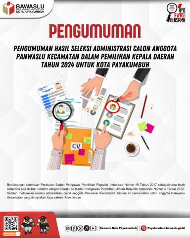 Pengumuman Lulus Adm