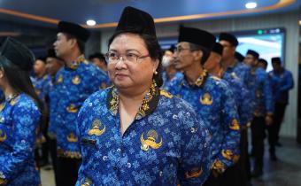 Anastasia Prativi Tyas Ratri akrab disapa Tata saat dilantik sebagai Pegawai Pemerintah dengan Perjanjian Kerja (PPPK) Bawaslu tahun 2024/Foto: Publikasi dan Pemberitaan Bawaslu RI