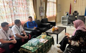 Anggota Bawaslu Kota Payakumbuh Ade Jumiarti Marlia melaksanakan Koordinasi Antar Lembaga dengan CABDIN Wilayah IV, Payakumbuh 11 Februari 2026