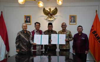 Bawaslu melakukan penandatangan nota kesepahaman (memorandum of understanding/MoU) dengan Universitas Islam Negeri Sultan Maulana Hasanuddin (UIN SMH) Banten, Selasa, (11/6/2026).