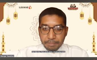 Dosen Universitas Brawijaya George Towar Ikbal Tawakkal dalam Ngabuburit Pengawasan di kanal Youtube Bawaslu RI, Jumat (27/2/2026).