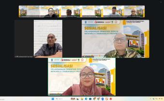 Sekertaris Jenderal Ferdinand Eskol Tiar Sirait saat membuka Orientasi PPPK Tingkat Provinsi 2026 secara daring, Kamis (7/5/2026).